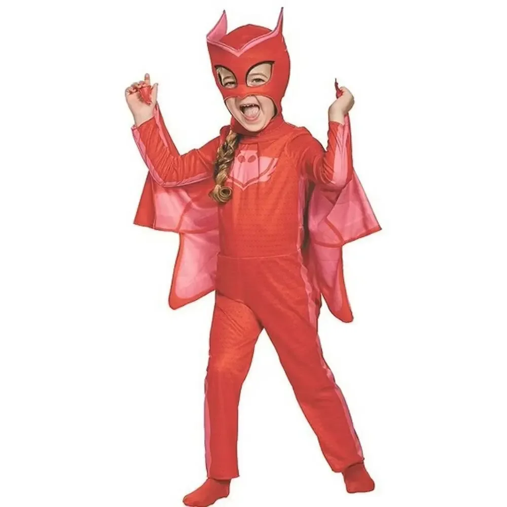 NEW Disguise Toddler Girls 2T PJ Masks Owlette Costume with Cape & Mask
